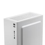 Mars Gaming - MC100W - Caja Gaming ATX, ventilador 90mm FRGB, ventilación convect-cool, color blanco