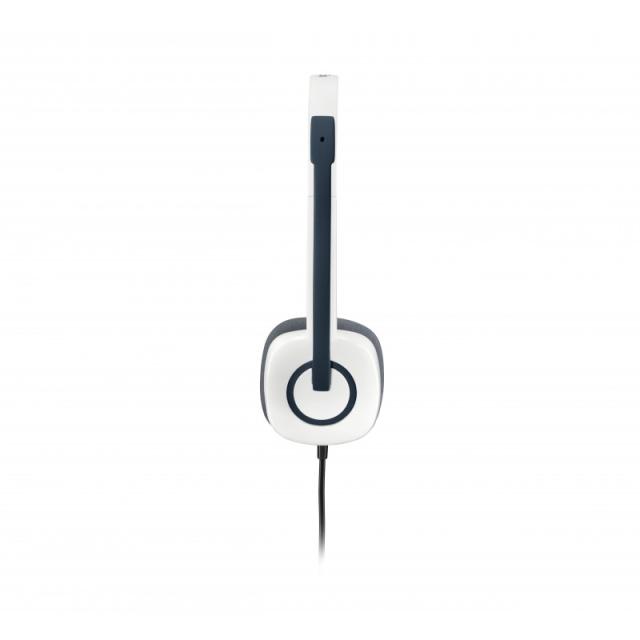 Logitech - 981-000350 auricular y casco Auriculares Alámbrico Diadema Oficina/Centro de llamadas Blanco