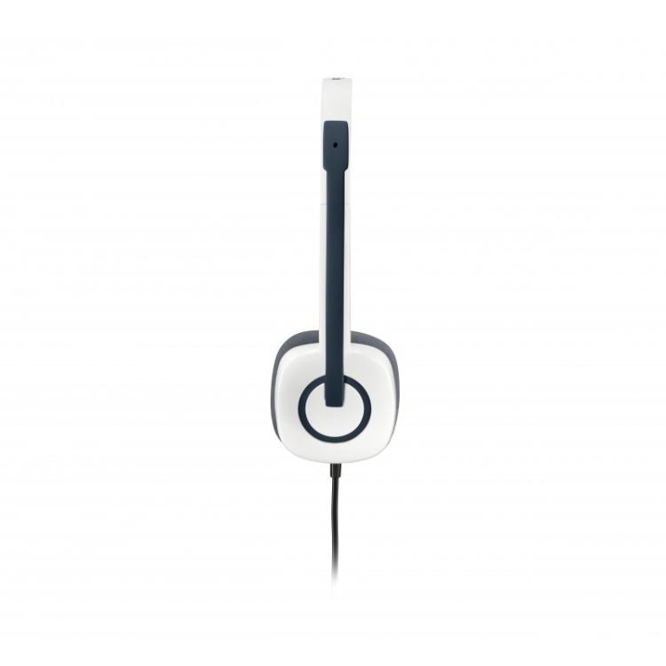 Logitech - 981-000350 auricular y casco Auriculares Alámbrico Diadema Oficina/Centro de llamadas Blanco