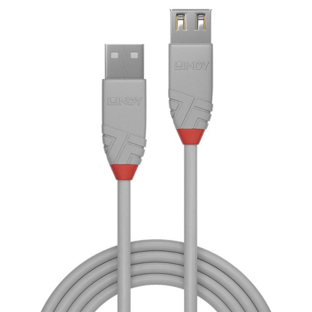 Lindy - 36712 cable USB USB 2.0 1 m USB A Gris
