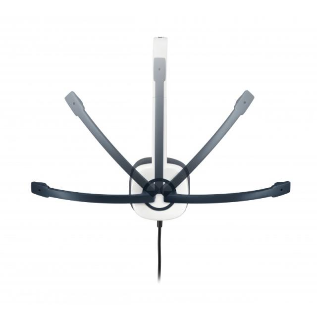 Logitech - 981-000350 auricular y casco Auriculares Alámbrico Diadema Oficina/Centro de llamadas Blanco