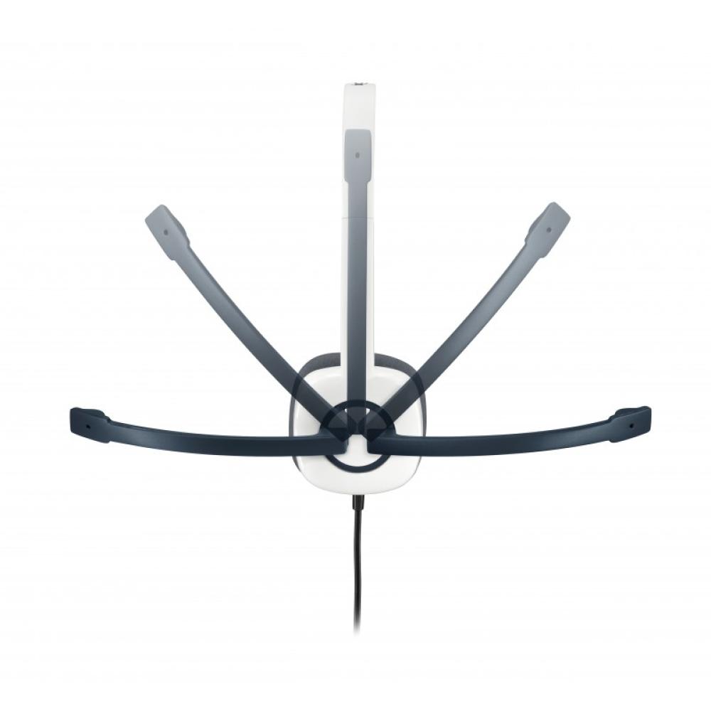 Logitech - 981-000350 auricular y casco Auriculares Alámbrico Diadema Oficina/Centro de llamadas Blanco