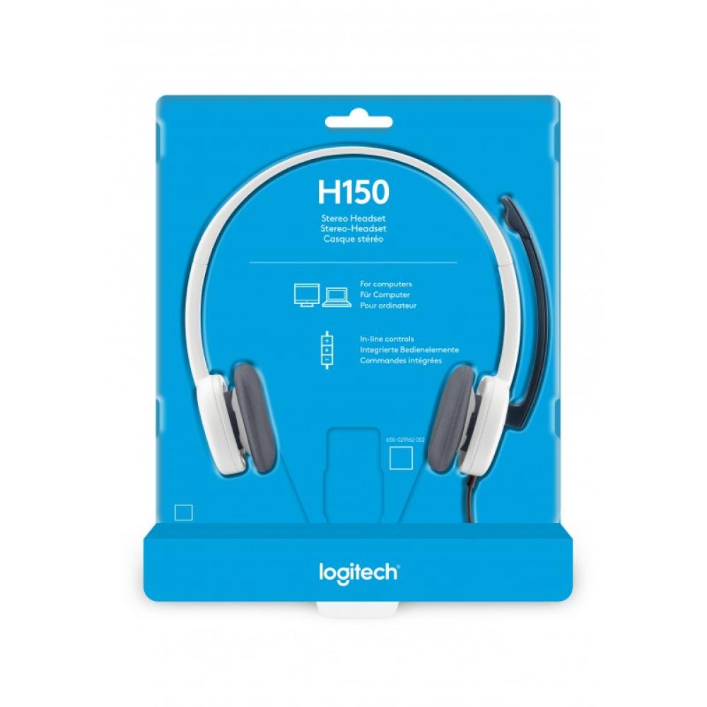 Logitech - 981-000350 auricular y casco Auriculares Alámbrico Diadema Oficina/Centro de llamadas Blanco