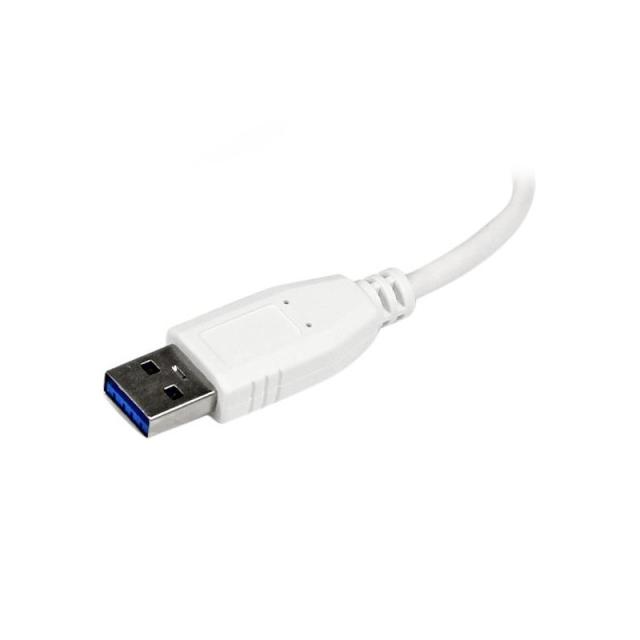 StarTech.com - Adaptador Concentrador Hub Ladrón USB 3.0 (5Gbps) Super Speed para Laptop de 4 Puertos Salidas - Blanco
