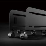 Ewent - EW1291 soporte de CPU Carro para equipo informático Negro