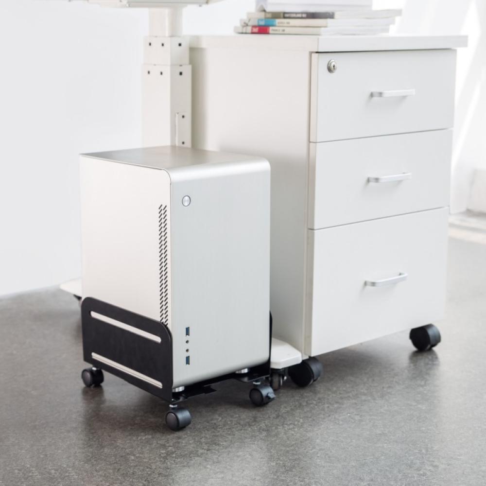 Ewent - EW1291 soporte de CPU Carro para equipo informático Negro