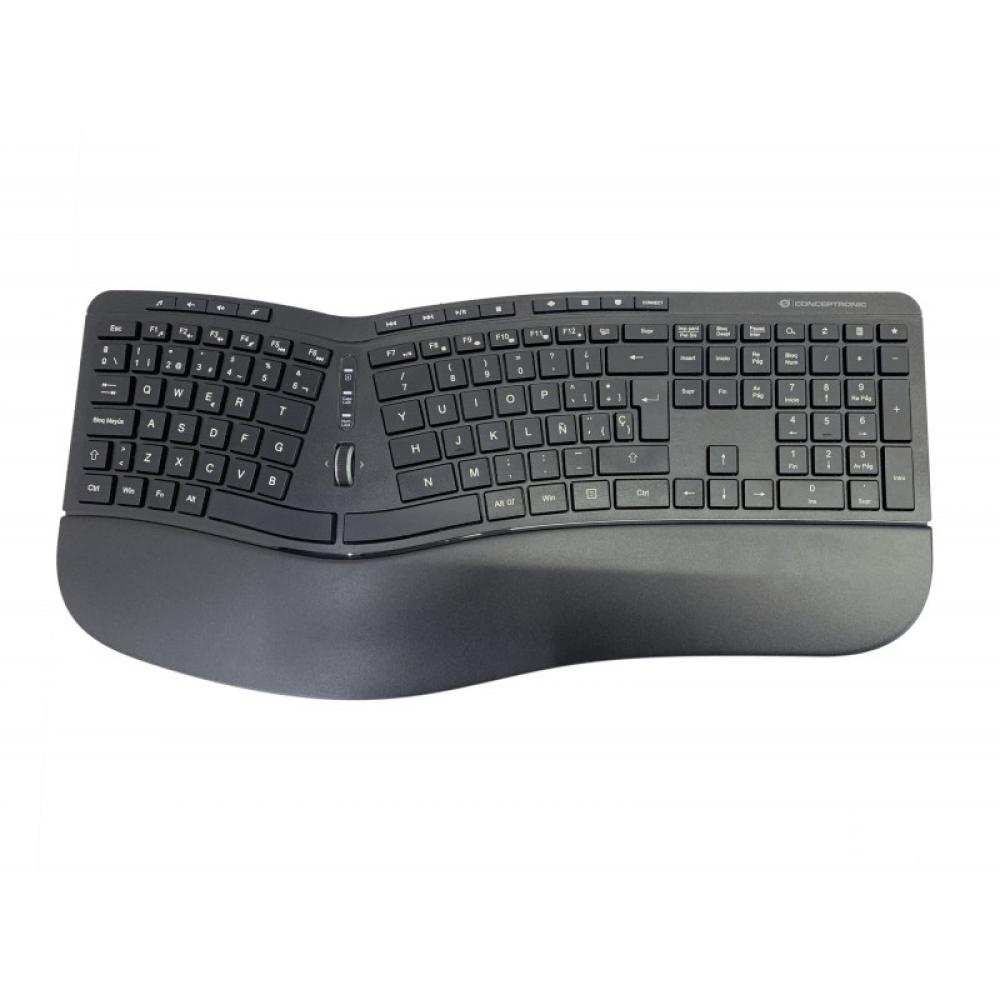Conceptronic - ORAZIO02ES teclado Ratón incluido Oficina RF inalámbrico QWERTY Español Negro