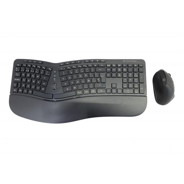 Conceptronic - ORAZIO02ES teclado Ratón incluido Oficina RF inalámbrico QWERTY Español Negro