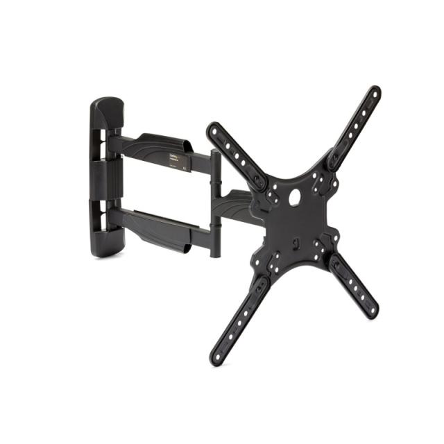 StarTech.com - Soporte de Pared para TV de Movimiento Completo - Pantallas VESA de 32"-55" (35kg) - Soporte Universal para Panta