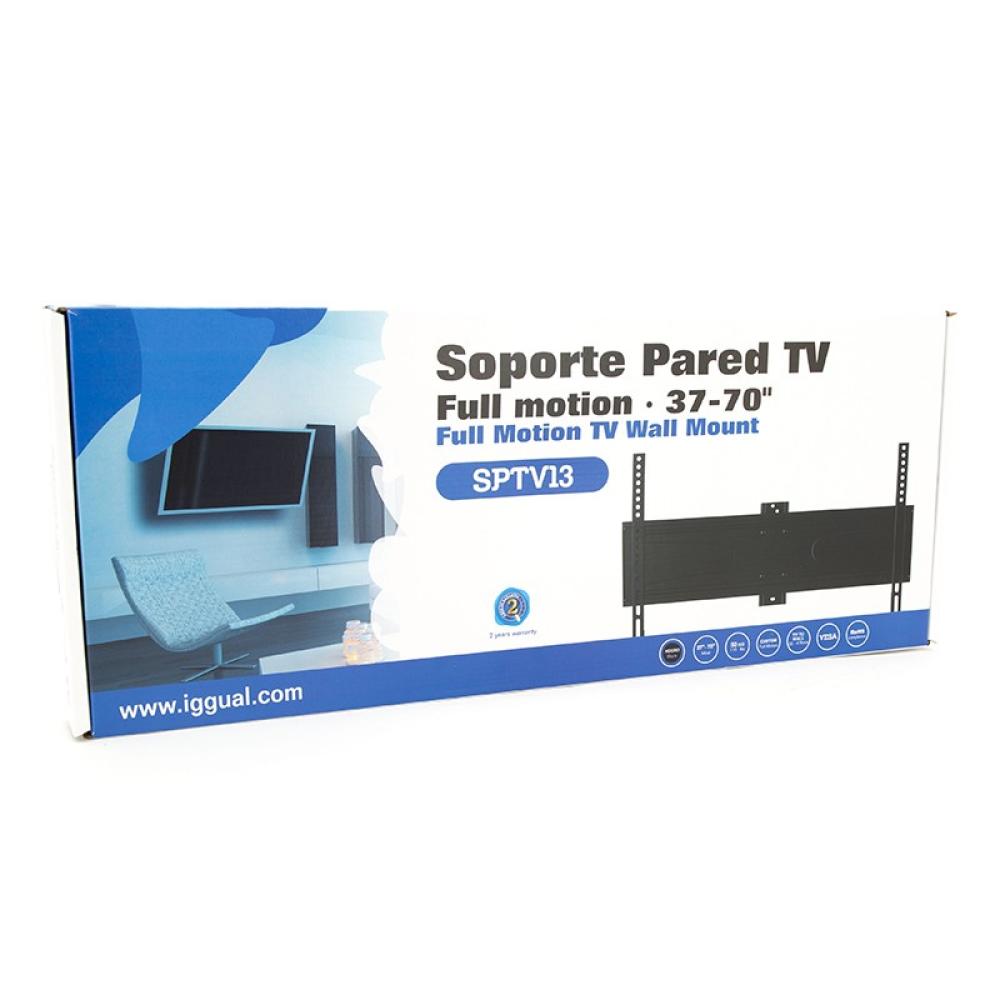 iggual - SPTV13 Soporte TV pared Full 37-75" 50 kg
