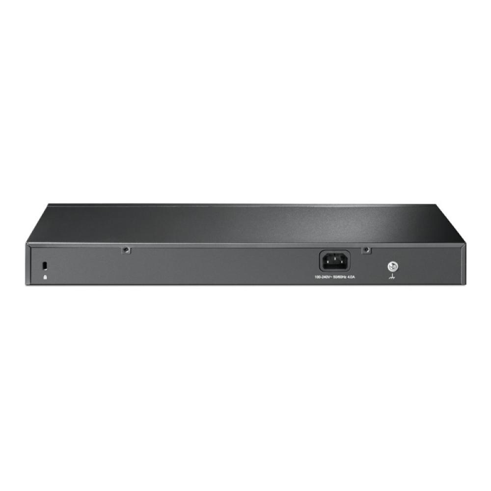 TP-Link - JetStream TL-SG2428P switch Gestionado L2/L2+ Gigabit Ethernet (10/100/1000) Energía sobre Ethernet (PoE) 1U Negro