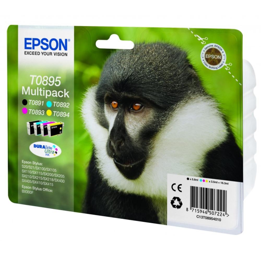 Epson - Monkey Multipack T0895 4 colores