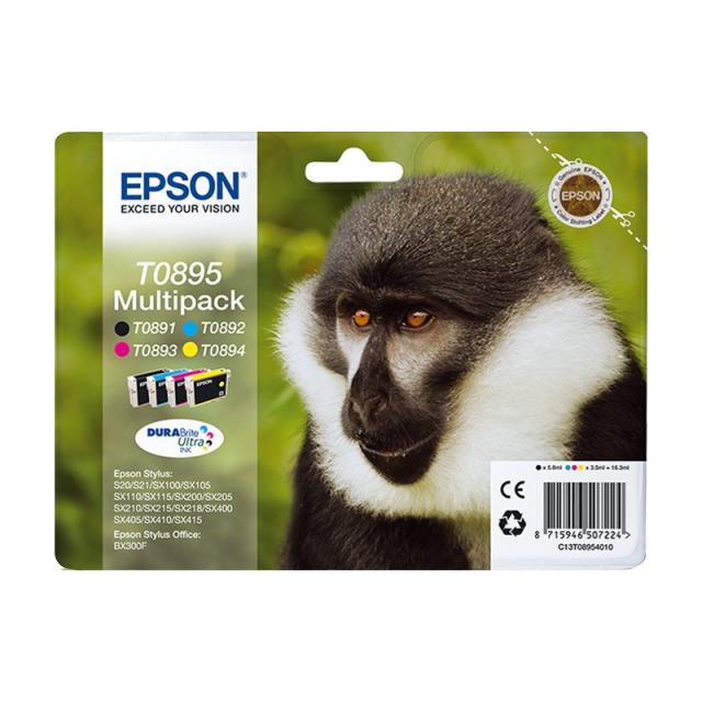 Epson - Monkey Multipack T0895 4 colores