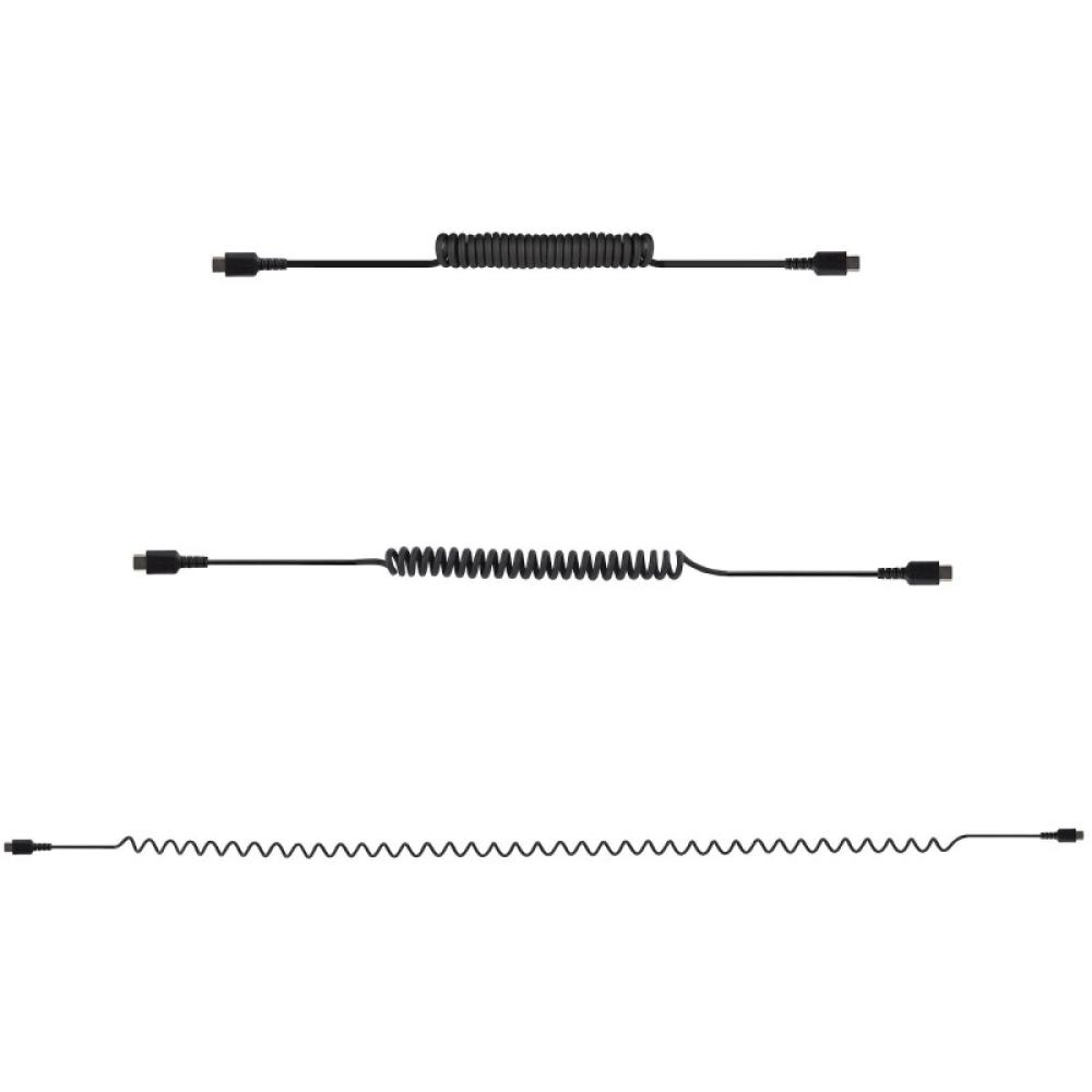 StarTech.com - Cable de 1m de Carga USB C a USB C, Cable USB Tipo C Rizado de Carga Rápida y Servicio Pesado, Cable USB 2.0 USBC