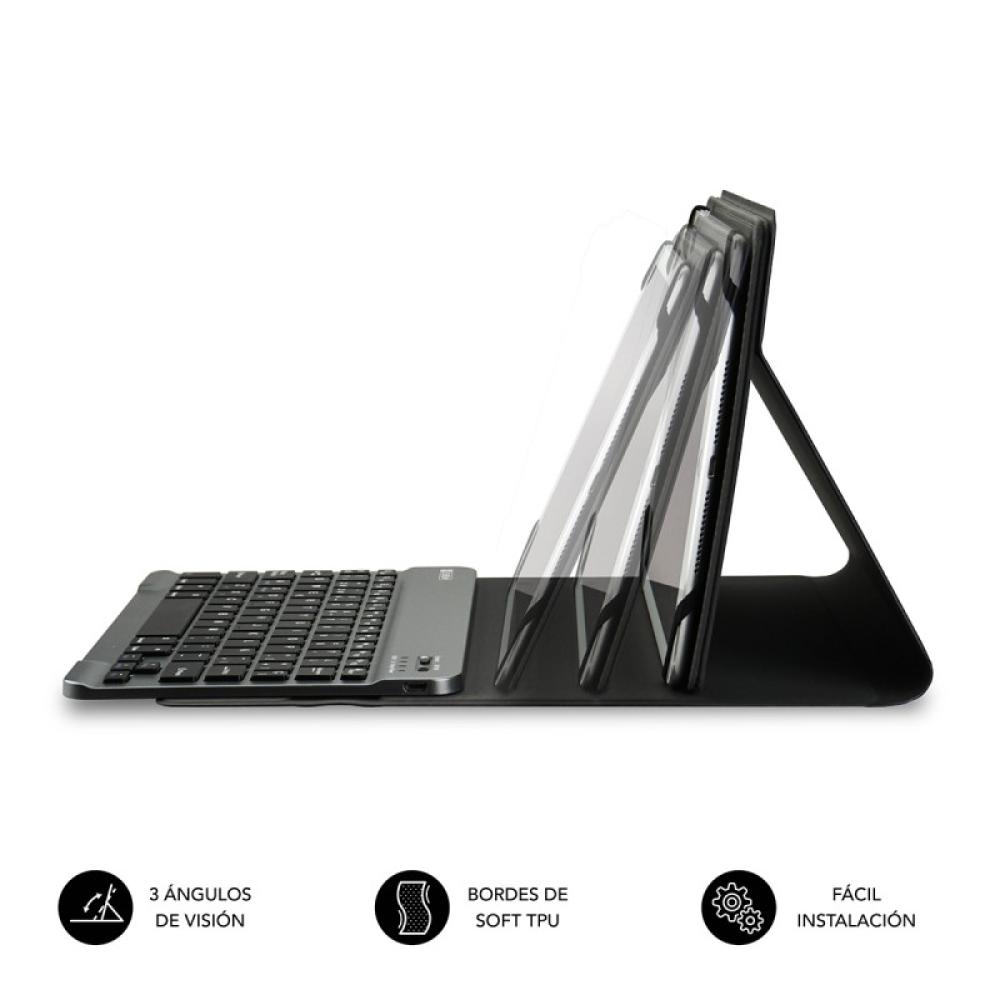 SUBBLIM - Funda con Teclado KEYTAB PRO BLUETOOTH 10,1" Grey