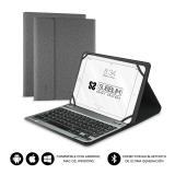 SUBBLIM - Funda con Teclado KEYTAB PRO BLUETOOTH 10,1" Grey