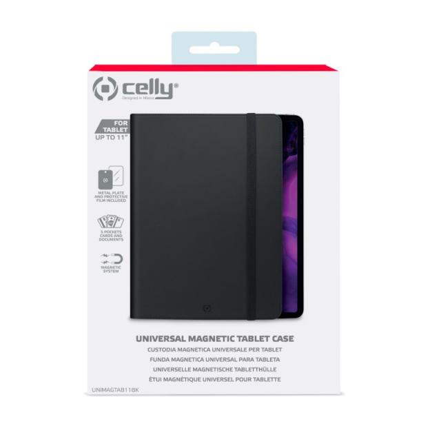 Celly - UNIMAGTAB11 27,9 cm (11") Folio Negro