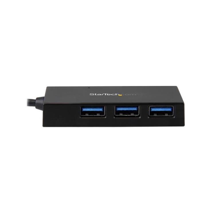 StarTech.com - Concentrador USB 3.0 (5Gbps) de 4 Puertos - USB-C a 1x USB-C y 3x USB-A