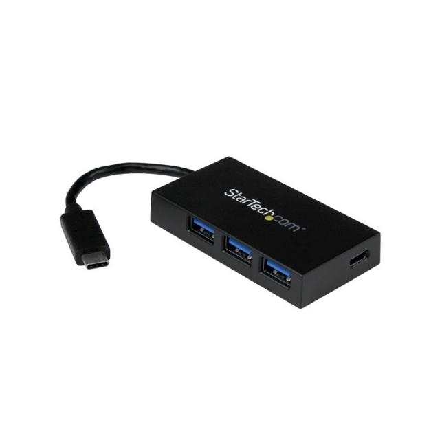StarTech.com - Concentrador USB 3.0 (5Gbps) de 4 Puertos - USB-C a 1x USB-C y 3x USB-A