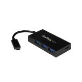 StarTech.com - Concentrador USB 3.0 (5Gbps) de 4 Puertos - USB-C a 1x USB-C y 3x USB-A
