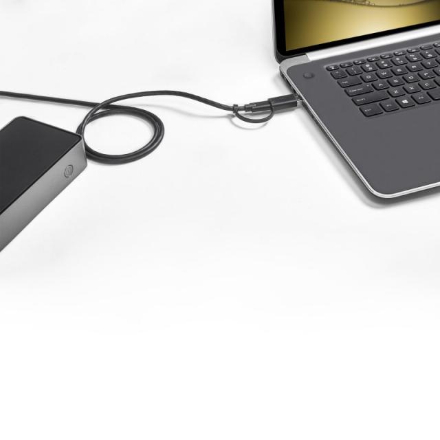 StarTech.com - Docking Station USB-C y USB-A 10Gb - Replicador de Puertos Híbrido Universal para 3 Monitores DisplayPort y HDMI