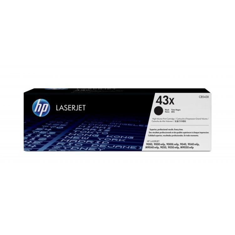 HP - Cartucho original de tóner negro de alto rendimiento 43X LaserJet