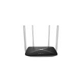 Mercusys - AC12 router inalámbrico Ethernet rápido Doble banda (2,4 GHz / 5 GHz) Negro