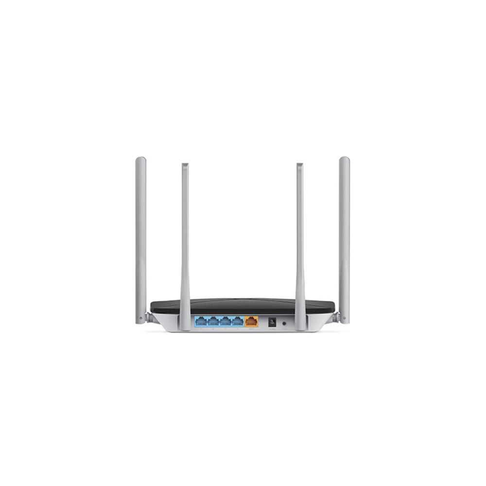 Mercusys - AC12 router inalámbrico Ethernet rápido Doble banda (2,4 GHz / 5 GHz) Negro