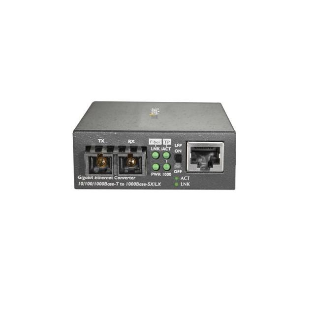 StarTech.com - MCMGBSCSM10 convertidor de medio 1000 Mbit/s 1310 nm Monomodo Negro