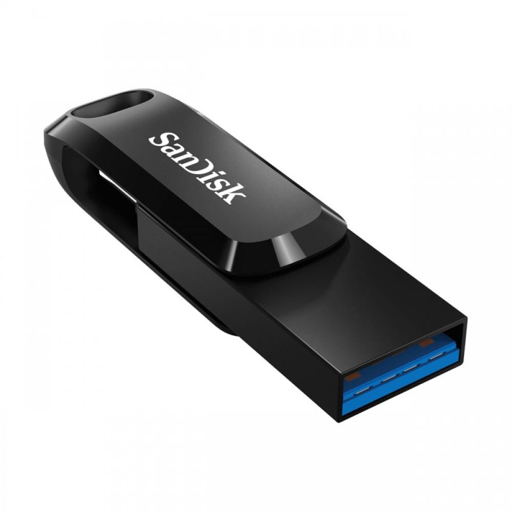 SanDisk - Ultra Dual Drive Go unidad flash USB 32 GB USB Type-A / USB Type-C 3.2 Gen 1 (3.1 Gen 1) Negro