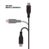 Lindy - 31286 cable de conector Lightning 1 m Negro