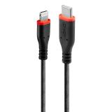 Lindy - 31286 cable de conector Lightning 1 m Negro