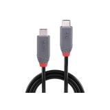 Lindy - 36947 cable USB 0,8 m USB4 Gen 3x2 USB C Negro