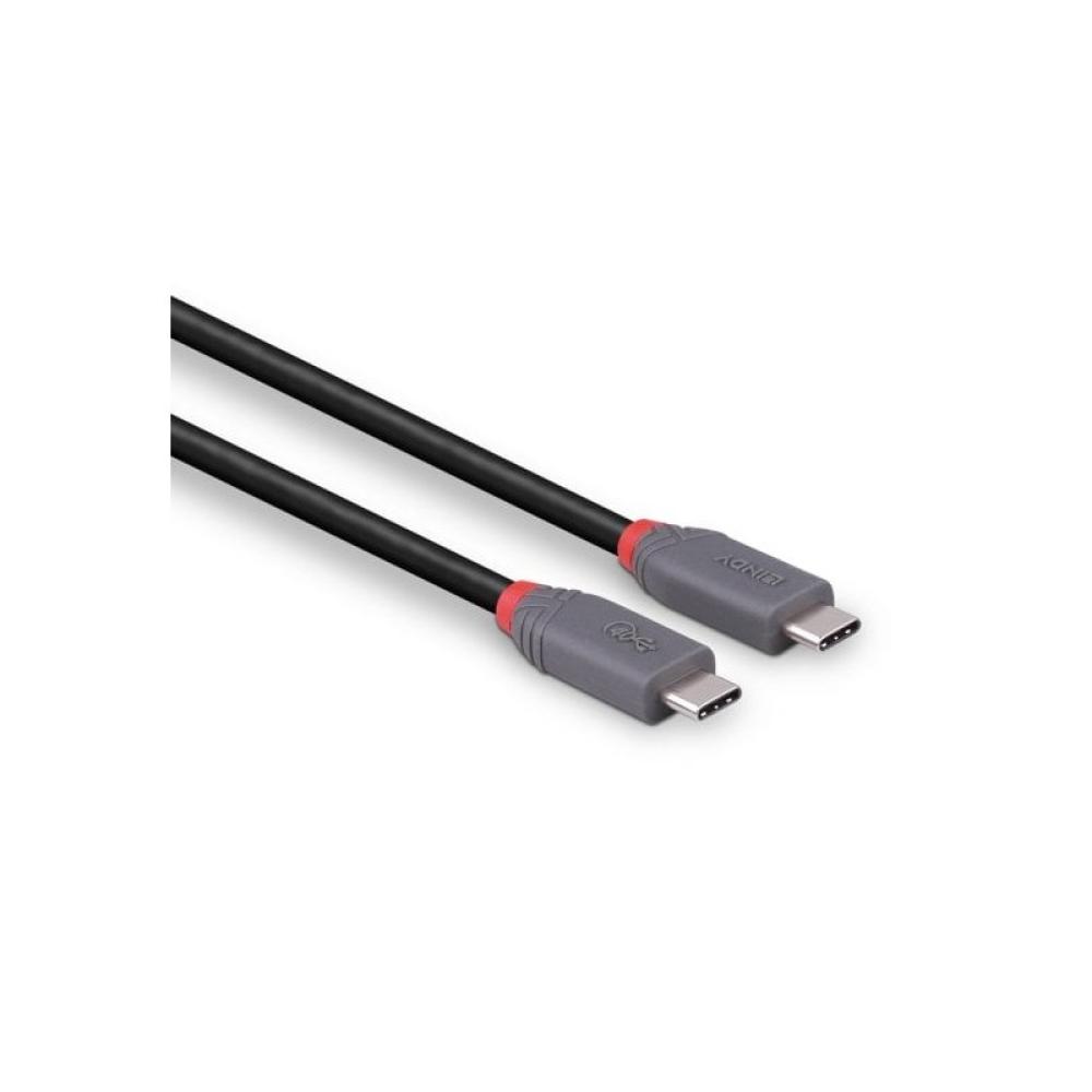 Lindy - 36947 cable USB 0,8 m USB4 Gen 3x2 USB C Negro