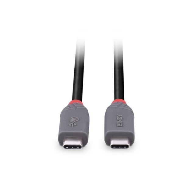 Lindy - 36947 cable USB 0,8 m USB4 Gen 3x2 USB C Negro