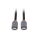 Lindy - 36947 cable USB 0,8 m USB4 Gen 3x2 USB C Negro