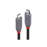 Lindy - 36947 cable USB 0,8 m USB4 Gen 3x2 USB C Negro