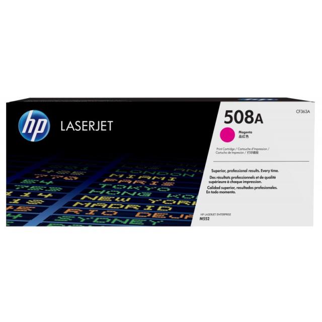 HP - Cartucho de tóner original LaserJet 508A magenta