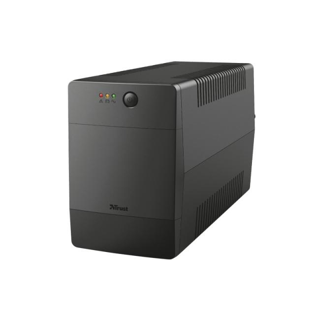 Trust - Paxxon sistema de alimentación ininterrumpida (UPS) 1,5 kVA 900 W 4 salidas AC