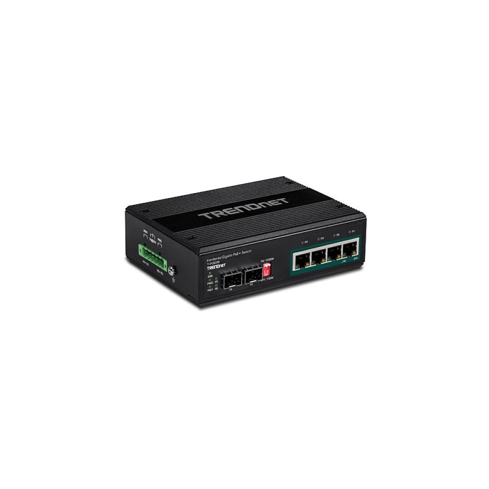 Trendnet - TI-PG62B switch No administrado L2 Gigabit Ethernet (10/100/1000) Energía sobre Ethernet (PoE) Negro