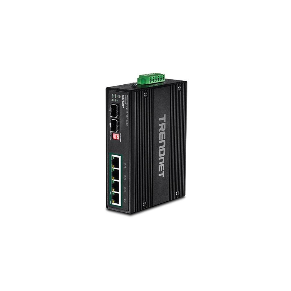 Trendnet - TI-PG62B switch No administrado L2 Gigabit Ethernet (10/100/1000) Energía sobre Ethernet (PoE) Negro