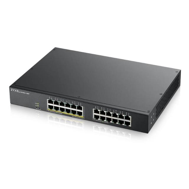 Zyxel - GS1900-24EP Gestionado L2 Gigabit Ethernet (10/100/1000) Energía sobre Ethernet (PoE) Negro