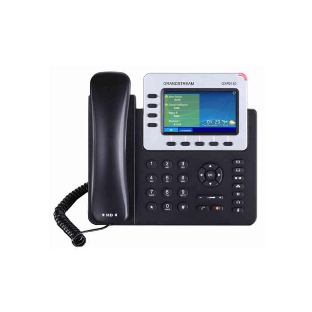 Grandstream Networks - GXP2140 teléfono IP Negro 4 líneas LCD
