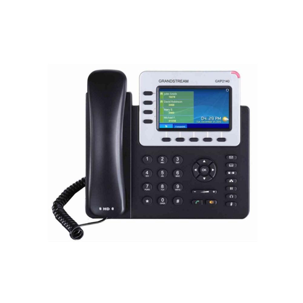 Grandstream Networks - GXP2140 teléfono IP Negro 4 líneas LCD