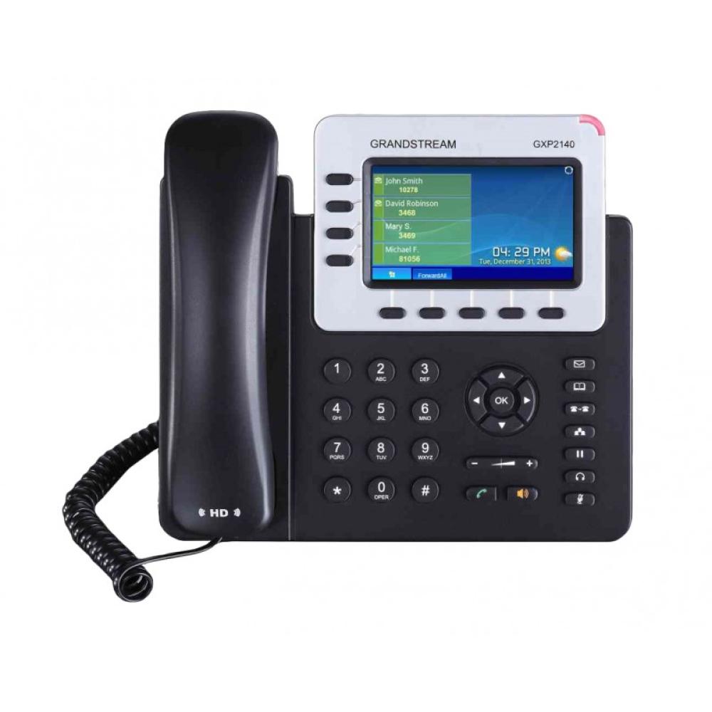 Grandstream Networks - GXP2140 teléfono IP Negro 4 líneas LCD