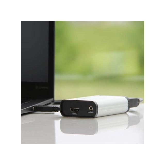 StarTech.com - Dispositivo de Captura de Vídeo HDMI a USB-C 1080p 60fps - Capturadora Externa USB 3.0 USB Tipo C de Transmisión