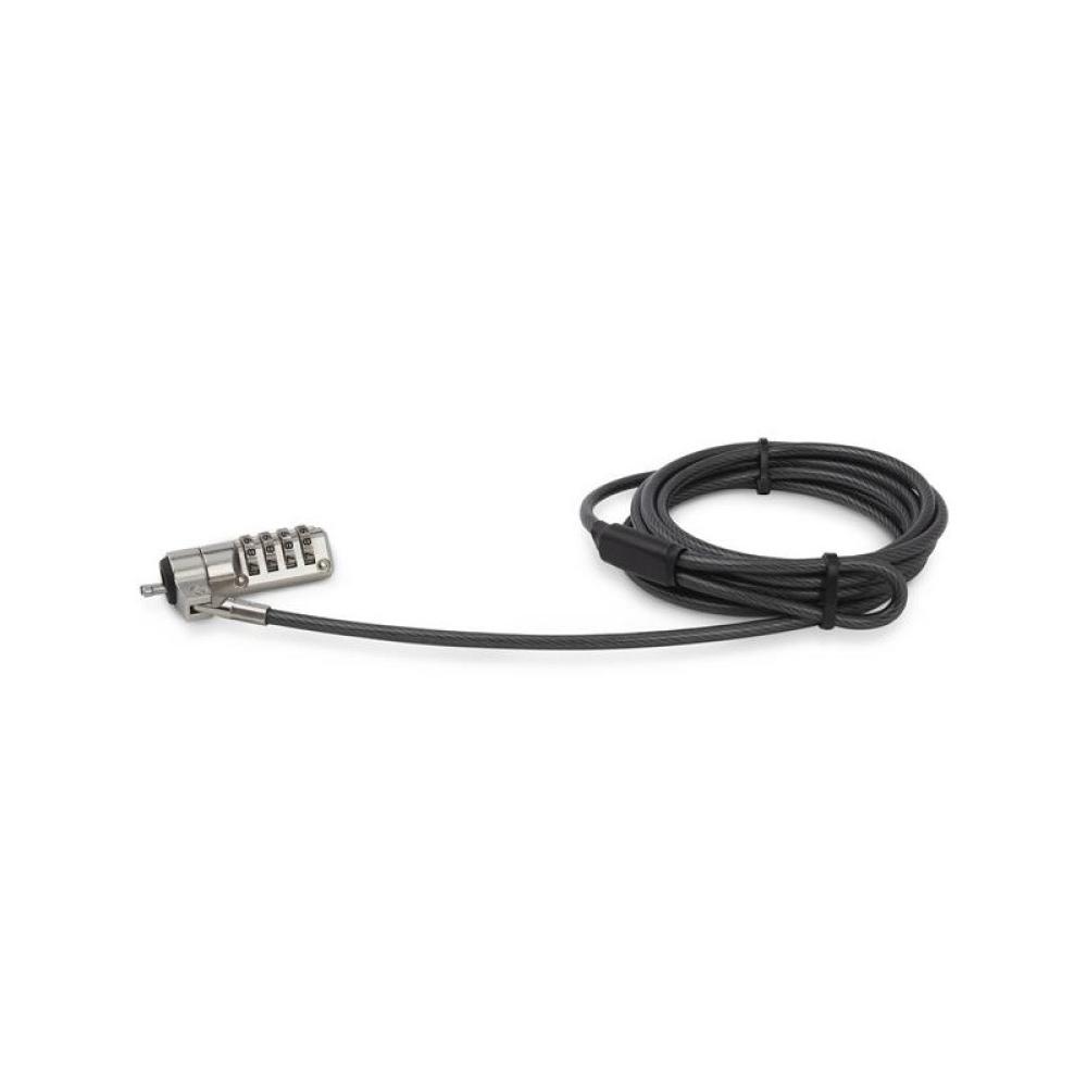 StarTech.com - Cable con Candado de Seguridad con Clave para Ordenador Portátil - con Bisagra Giratoria - con Candado de Combina
