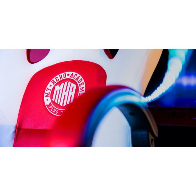 Konix - My Hero Academia KX MHA JUNIOR GAMING CHAIR Silla para videojuegos universal Asiento acolchado Rojo, Blanco