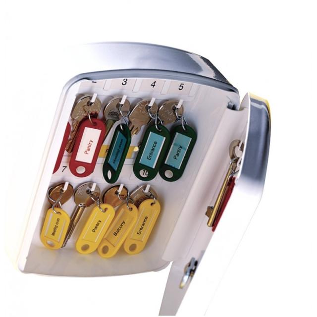 DYMO - D1 - Etiquetas estándar - Rojo sobre blanco - 12mm x 7m