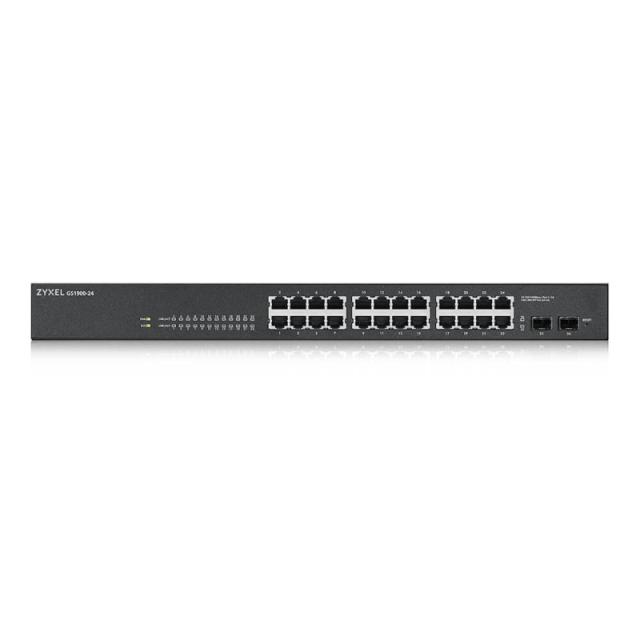 Zyxel - GS-1900-24 v2 Gestionado L2 Gigabit Ethernet (10/100/1000) 1U Negro